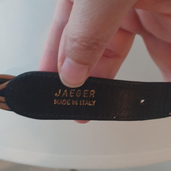 JAEGER leather belt - Picture 3 of 5